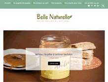 Tablet Screenshot of belle-naturelle.com